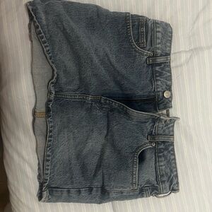 PacSun Blue Denim Mini Skirt
